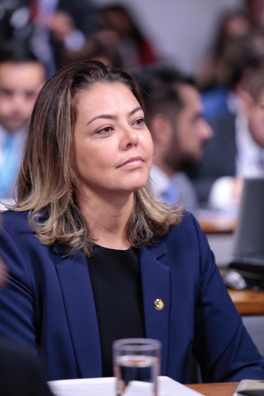 senadora Leila do Vôlei em comissão no senado federal