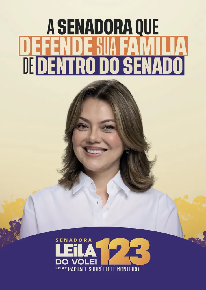 Panfleto: a senadora que defende sua família de dentro do Senado