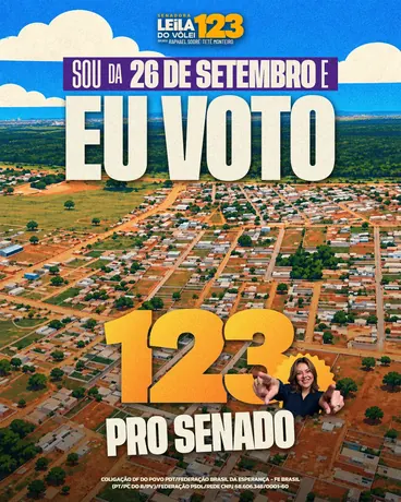 Post “Sou da 26 de Setembro, eu voto 123 pro Senado”