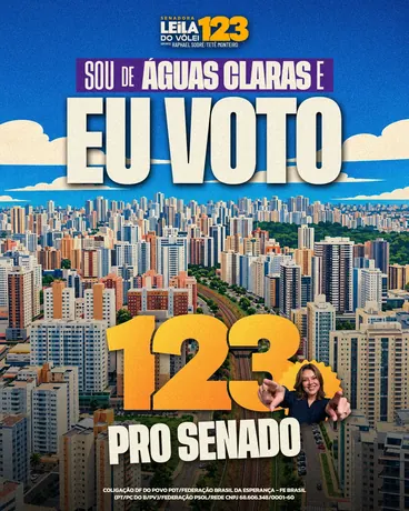 Post “Sou de Águas Claras, eu voto 123 pro Senado”