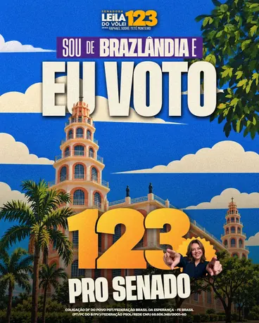 Post “Sou de Brazlândia, eu voto 123 pro Senado”