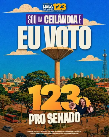 Post “Sou da Ceilândia, eu voto 123 pro Senado”