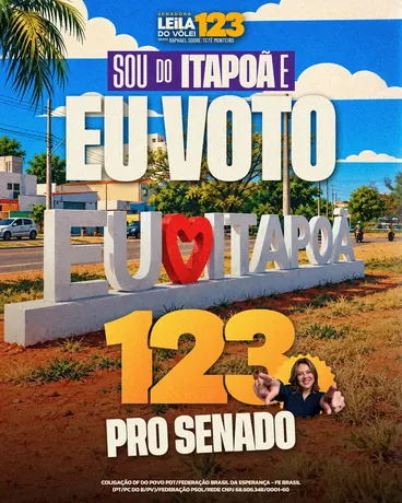 Post “Sou do Itapoã, eu voto 123 pro Senado”