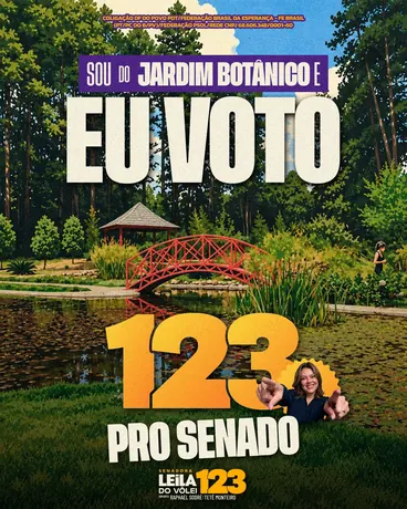Post “Sou do Jardim Botânico, eu voto 123 pro Senado”