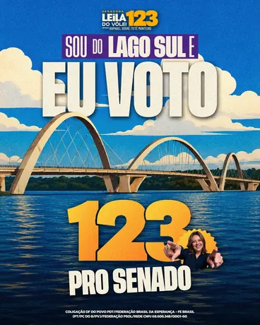Post “Sou do Lago Sul, eu voto 123 pro Senado”