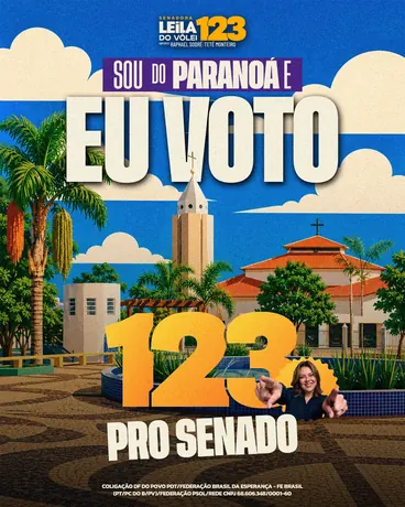 Post “Sou do Paranoá, eu voto 123 pro Senado”