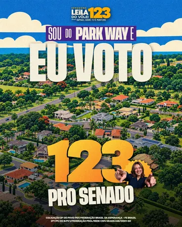 Post “Sou do Park Way, eu voto 123 pro Senado”