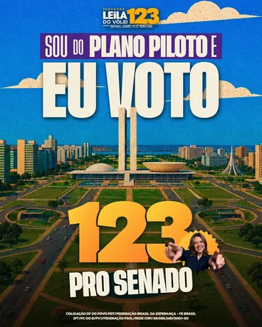 Post “Sou do Plano Piloto, eu voto 123 pro Senado”