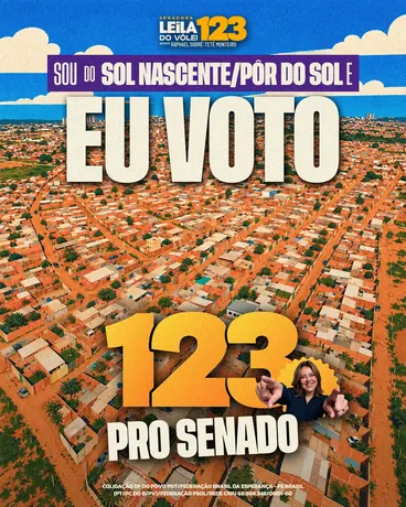 Post “Sou do Sol Nascente/Pôr do Sol, eu voto 123 pro Senado”