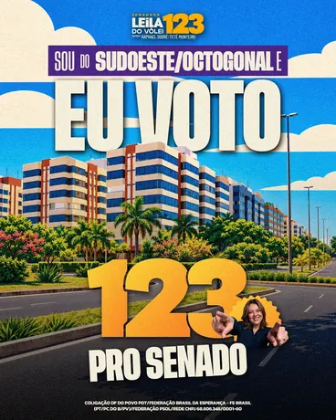 Post “Sou do Sudoeste/Octogonal, eu voto 123 pro Senado”