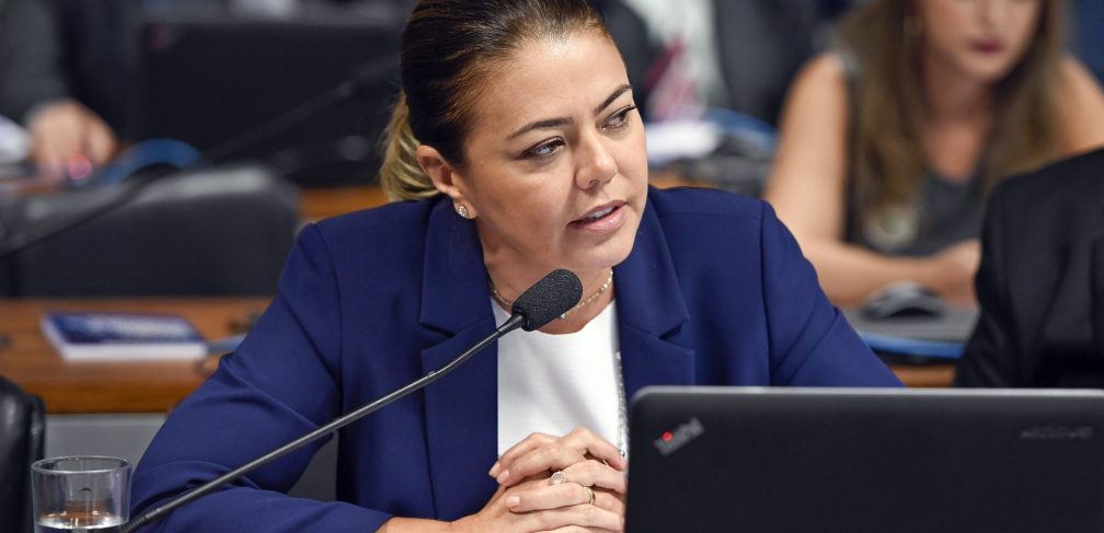 Comissão de Desenvolvimento Regional e Turismo (CDR) realiza audiência pública interativa para apresentar as ações da Superintendência do Desenvolvimento do Centro-Oeste (Sudeco) para os próximos dois anos.   Em pronunciamento, senadora Leila Barros (PSB-DF).  Foto: Edilson Rodrigues/Agência Senado