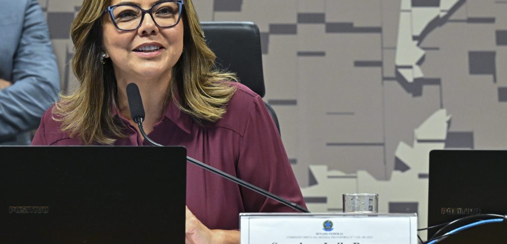Mesa:
presidente da CMMPV 1.326/2025, senadora Leila Barros (PDT-DF).Foto: Jefferson Rudy/Agência Senado
