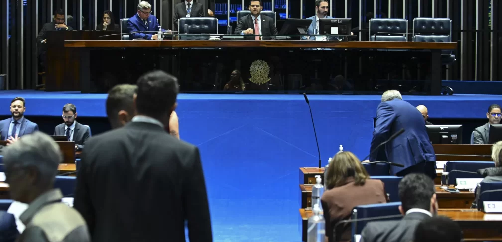 Plenário do Senado Federal durante sessão deliberativa ordinária. Ordem do dia.Foto: Andressa Anholete/Agência Senado