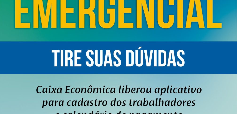 Auxilio emergencia duvídas